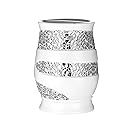 white tooth brush holder 