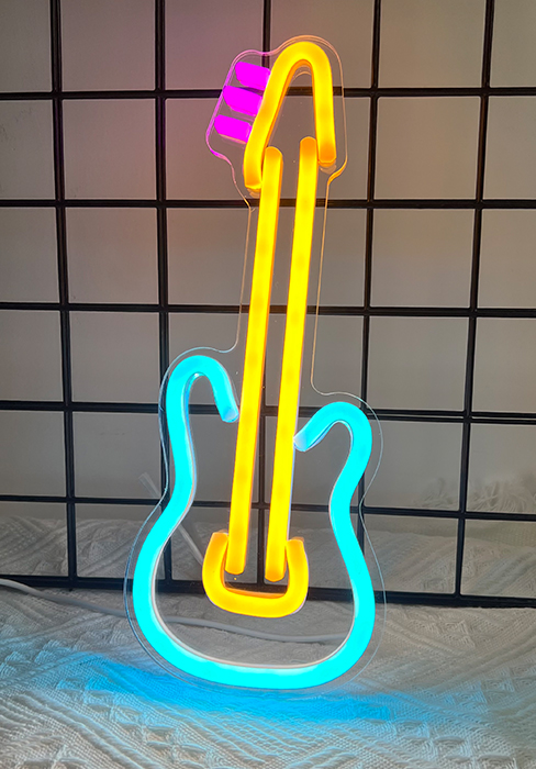 Guitar Neon Lamp