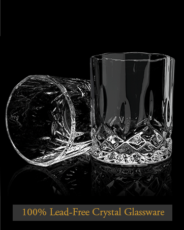 100% lead-free crystal glassware