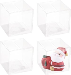BENECREAT 30PCS 9x9x9cm Clear Cube ...