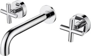 Decaura Bathroom Wall Sink Tap Set ...