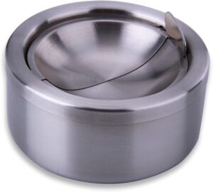 HANLONGYU Ashtray with Lid, Folding...
