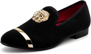 MEIJIANA Mens Loafers Velvet Dress ...