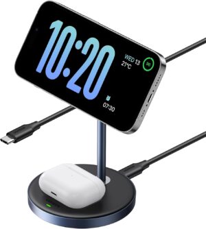 UGREEN 2-in-1 Qi MagFlow Wireless C...
