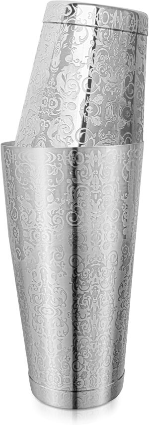 Stainless Steel Cocktail Shaker Tin...