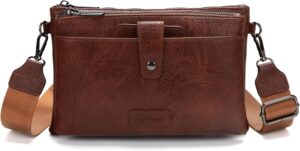 myfriday Vintage Leather Crossbody ...