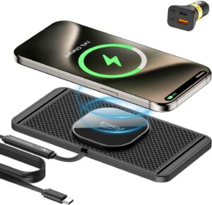Polmxs Magnetic Wireless Car Charge...