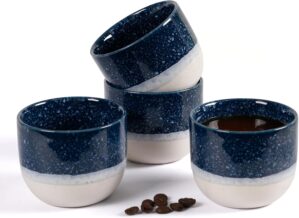 ZEBERBO Ceramic Espresso Cups Set o...
