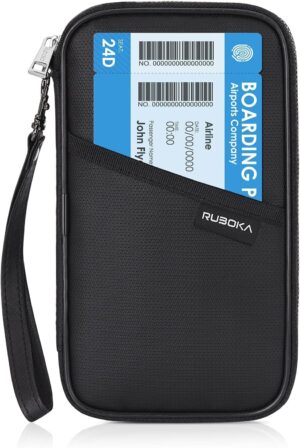 ruboka Fireproof RFID Blocking Pass...