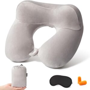 Anmerl Inflatable Travel Pillow Sof...