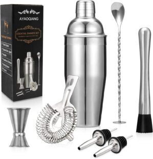 Cocktail Shakers Set,7 Pieces Cockt...