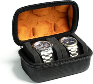 2 slot watch Roll Travel Case for m...