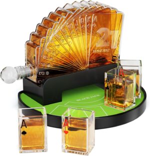 Kollea Blackjack Whiskey Decanter S...
