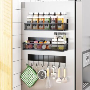 Aufworld Magnetic Spice Rack for Re...