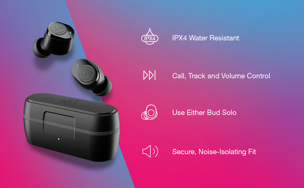 Skullcandy Jib True 2 Wireless Earbuds features