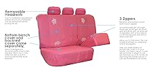 Pink Flower Seat Covers