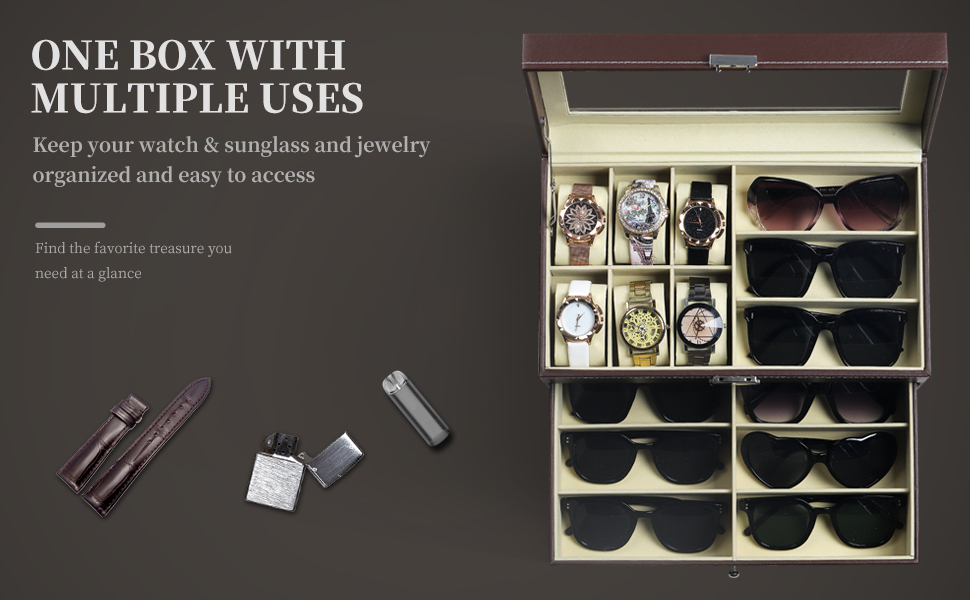 watch stand eye glasses storage jewellery stand sunglass storage box home storage watch holder