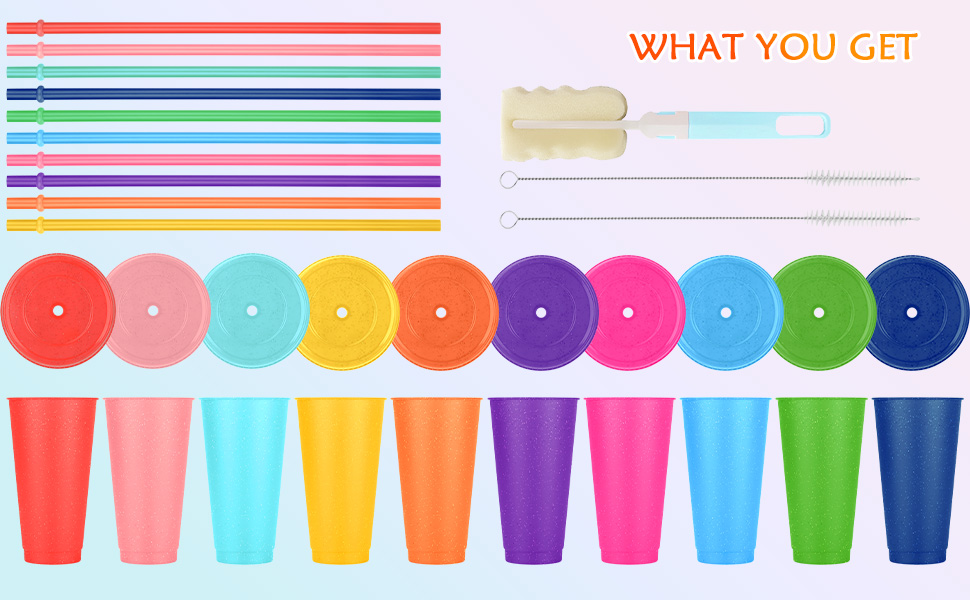 plastic cups with lids