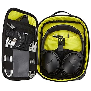 Thule powershuttle, Thule subterra, electronic carrying case, headphone case, travel bag, organize