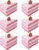 Airssory 30 pcs Triangle Cake Shaped Party Favor Cardboard Paper Boxes Strawberry Sweet Food Treat Box for DIY Wedding Present Candy Cookies Birthday Decoration