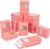 HOBBIESAY 20pcs Paper Box with CLear Window Small Soap Packaging Boxes 2.6×1.2×3.5inch Cute Handmade Candle Boxes for Wedding Birthday Party Jewelry Candy Boxes Decorative