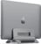 SODI Vertical Laptop Stand for Desk, Gravity Auto Lock MacBook Stand, Aluminum Laptop Holder Vertical Compatible with MacBook Pro, Air, Tablet, Space-Saving Organize Work & Home Office, Gray