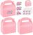Pack of 30 Colourful Party Gift Boxes for Children for Crafts, Candy Boxes with “Happy Birthday” Stickers, Gable Box for Birthday, Anniversary, Christmas, Kids, Snacks, Births, Weddings, Lunch Box