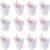 Popcorn Boxes, Popcorn Bags Cardboard Pack of 12 Popcorn Candy Boxes Containers for Party Snacks, Sweets, Popcorn and Gifts, Unicorn 12 x 7 cm