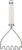 KitchenAid Potato Masher, Strong Stainless Kitchen Utensil, Durable and Easy to Clean, Almond Cream