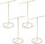 SUNNYCLUE Set of 4 T-shaped jewellery stand, necklace stand, earring display organiser, light golden jewellery towers, bangles, rings, earrings, watches, hanging organiser, storage at home, photo shoo