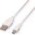 VALUE USB 2.0 Cable Type A – 5 Pin Mini White 3 m