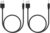 EMSea 2Pcs USB Electric Shaver Charging Cables Replacement Compatible with Braun MGK3335/ MGK 3010/ MGK 3020/ MGK 3021/ MGK 3025 USB Charging Cable