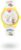 Cue & Cue Smile Solar R02A-006VK Women’s Watch Peanuts Collection Charlie & Sally White, Yellow