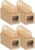 Elqubkan 50 Piece Wine Accessory Sets Wine Candy Boxes with Foldable Window for Christmas Wedding Party