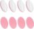 Sibba Makeup Sponge Powder Puff 8 PCS Foundation Cushion Make Up Face Cream Color Correcting Concealer Beauty Blender Holder Blending Washing Applicator Pads Mini Facial Cover Cosmetic (Pink)