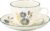Yamaka Shoten x HIBIYA-KADAN Flower Language Peacock Tea Cup & Saucer, 8.1 fl oz (230 ml), Diameter Approx. 3.5 x 2.8 inches (9 x 7 cm), Hibiya Flower Beds, Mother’s Day, Birthday Gift, Women’s