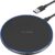 15 W Wireless Charger, Wireless Charging Station, Inductive Charging Station, Fast Wireless Charging Stand, Wireless Charger for Samsung Galaxy, for Google Pixel, Compatible with iOS Smartphone, Black