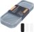 HvOvMvE Silicone Organizer Tray, Soap and Sponge Holder for Kitchen Sink, Bathroom – Storage Tray for Dish Brush, Soap Dispenser, Dishwashing Accessories- 2 Pack Gray