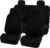 FH Group FB102BLACK114 3D Air mesh Auto Seat Cover (Full Set), Black