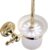 Weare Home Wall Mounted Bathroom Accessories Modern Ti-PVD Finish Brass Material Colour Gold Toilet Brush Holder and Toilet Brush Bathroom Accessories
