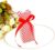 JZK 50 x Gift Box Party Favour Cardboard Box Small Candy Boxes Candy Boxes Table Decoration Box for Wedding Birthday Baby Shower Party (Red)