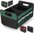 WINHUNT Car Trunk Organizer, Car Storage Organizer, Collapsible Multi Compartment for Car, Suv, Sedan, Truck, 100L, Extra Larger (Green, 50L)