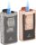 PIPITA Windproof Torch Lighter Double Jet Blue Flame Butane Gas Lighter Adjustable Refillable Torch Lighters with Punch,Color Change Design of Visual Gas Window (Without Gas) (Dark Grey+Golden)