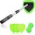 XINDELL 24-inch Windshield Cleaner Tool – Car Interior Cleaning Brush Kit with Extendable Handle, 4 Microfiber Towel Pads, Auto Glass Cleaning for Car Detailing, Trucks, SUVs, RVs, and Home Windows