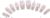 PN-020 Press-On Nails Lacquered Pack of 10 Reusable Artificial Nails Wedding Flowers Glitter Apricot Pink