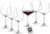 LEONARDO HOME Puccini Burgundy Glasses (Set of 6) • Scratch-Resistant Red Wine Glasses (730 ml) • Dishwasher Safe & Durable • Timeless Glasses for Red Wine • Modern Design • Burgundy Glass Puccini •