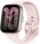 Amazfit Active Smart Watch with AI Fitness Exercise Coach, GPS, Bluetooth Calling, Music Storage, 14 Day Battery, 1.75″ AMOLED Display & Alexa-Enabled, Petal Pink