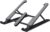 Trust Primo Portable Laptop Stand for Desk, 16 Inch Foldable Laptop Riser with 6 Height Adjustable, Lightweight, Ergonomic Laptop Holder for MacBook Air, Computer, Tablet, Home, Office, Dell HP, Gray