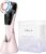 ANLAN Hot and Cold Facial Beauty Device EMS Hot and Cold Care LED Light 8 in 1 Facial Device Eye Mouth Care Lift Ion Pores Facial Beauty Device for Home Use (Pink + 150 Cotton Sheets)