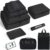 Prezon 8 Set Packing Cubes Luggage Packing Organizers for Travel Accessories-black